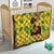 Personalized Africa Woman Quilt Tropical Style