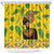 Personalized Africa Woman Shower Curtain Tropical Style