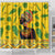 Personalized Africa Woman Shower Curtain Tropical Style