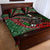 Mexico Aztec Eagle Flag Quilt Bed Set Tribal Warrior Art