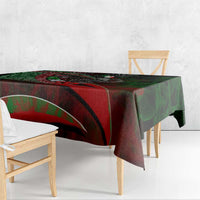 Mexico Aztec Eagle Flag Tablecloth Tribal Warrior Art