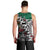 Aztec Warrior Mexican Men Tank Top Aztec Calendar Coat of Arms