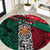 My Home My Blood Mexico Round Carpet Mexican Map Aztec