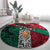 My Home My Blood Mexico Round Carpet Mexican Map Aztec