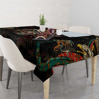 Mexico Sugar Skull Tablecloth Tattoo Art Mexican Flag