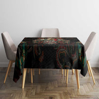 Mexico Sugar Skull Tablecloth Tattoo Art Mexican Flag