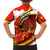 Ethiopia Tigray Revolution Family Matching Off Shoulder Maxi Dress and Hawaiian Shirt Emblem Freedom Fighters and Flag