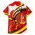 Ethiopia Tigray Revolution Family Matching Off Shoulder Short Dress and Hawaiian Shirt Emblem Freedom Fighters and Flag