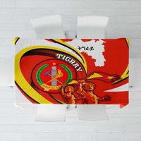 Ethiopia Tigray Revolution Tablecloth Emblem Freedom Fighters and Flag