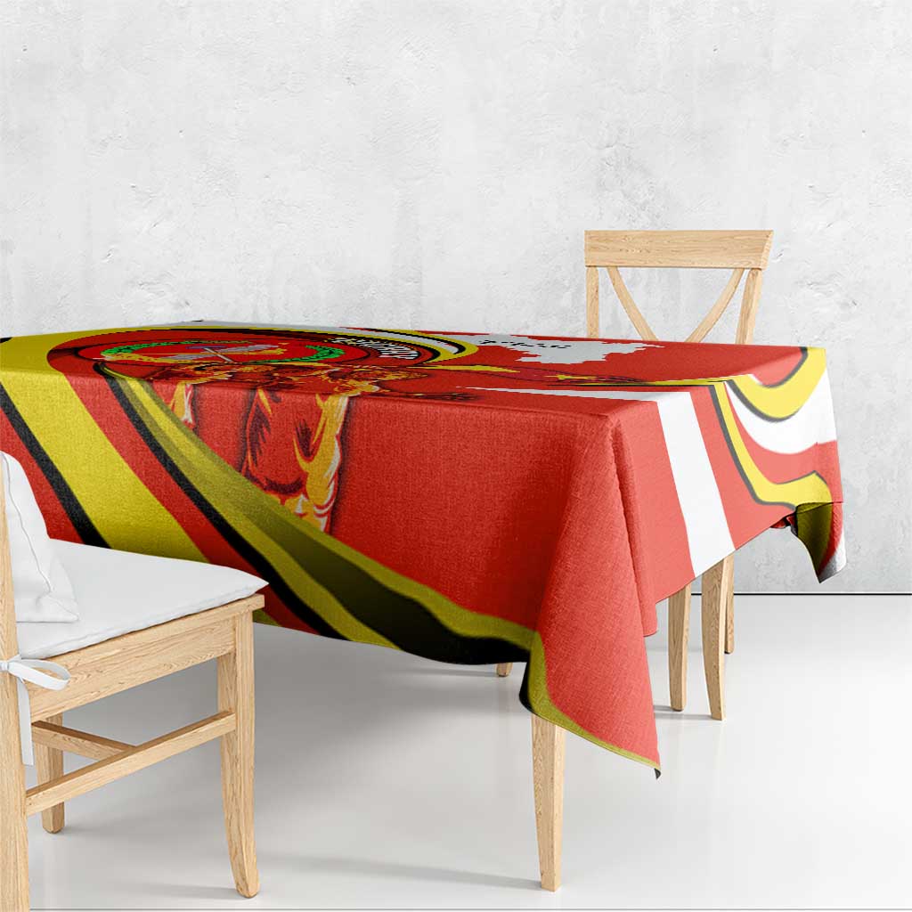 Ethiopia Tigray Revolution Tablecloth Emblem Freedom Fighters and Flag