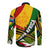 South Africa Freedom Day Long Sleeve Button Shirt Mandela Legacy National Pride Protea Flower