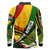 South Africa Freedom Day Long Sleeve Polo Shirt Mandela Legacy National Pride Protea Flower