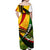 South Africa Freedom Day Off Shoulder Maxi Dress Mandela Legacy National Pride Protea Flower