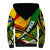 South Africa Freedom Day Sherpa Hoodie Mandela Legacy National Pride Protea Flower