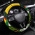 South Africa Freedom Day Steering Wheel Cover Mandela Legacy National Pride Protea Flower