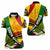 South Africa Freedom Day Women Polo Shirt Mandela Legacy National Pride Protea Flower