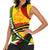 South Africa Freedom Day Women Sleeveless Polo Shirt Mandela Legacy National Pride Protea Flower