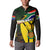 South Africa Coat Of Arms Button Sweatshirt Protea Unity Heritage