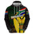 South Africa Coat Of Arms Hoodie Protea Unity Heritage