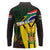 South Africa Coat Of Arms Long Sleeve Polo Shirt Protea Unity Heritage