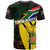 South Africa Coat Of Arms T Shirt Protea Unity Heritage