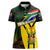 South Africa Coat Of Arms Women Polo Shirt Protea Unity Heritage