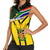 South Africa Coat Of Arms Women Sleeveless Polo Shirt Protea Unity Heritage