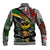 South Africa Never Give Up Baseball Jacket SA Fist of Freedom