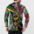 South Africa Never Give Up Button Sweatshirt SA Fist of Freedom