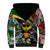 South Africa Never Give Up Sherpa Hoodie SA Fist of Freedom