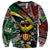 South Africa Never Give Up Sweatshirt SA Fist of Freedom