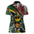 South Africa Never Give Up Women Polo Shirt SA Fist of Freedom