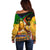 Nelson Mandela Happy Freedom Day Off Shoulder Sweater South Africa Heritage Victory Art