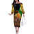 Nelson Mandela Happy Freedom Day Off The Shoulder Long Sleeve Dress South Africa Heritage Victory Art