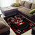 Haida Canada Day Area Rug Totem Inspired Maple Leaf Indigenous Art