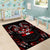 Haida Canada Day Area Rug Totem Inspired Maple Leaf Indigenous Art