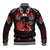 Haida Canada Day Baseball Jacket Totem Inspired Maple Leaf Indigenous Art