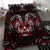 Haida Canada Day Bedding Set Totem Inspired Maple Leaf Indigenous Art