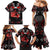 Haida Canada Day Family Matching Mermaid Dress and Hawaiian Shirt Totem Inspired Maple Leaf Indigenous Art