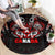 Haida Canada Day Round Carpet Totem Inspired Maple Leaf Indigenous Art