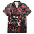 Haida Grizzly Bear Family Matching Short Sleeve Bodycon Dress and Hawaiian Shirt Canada Indigenous Spirit Claw Totem Art