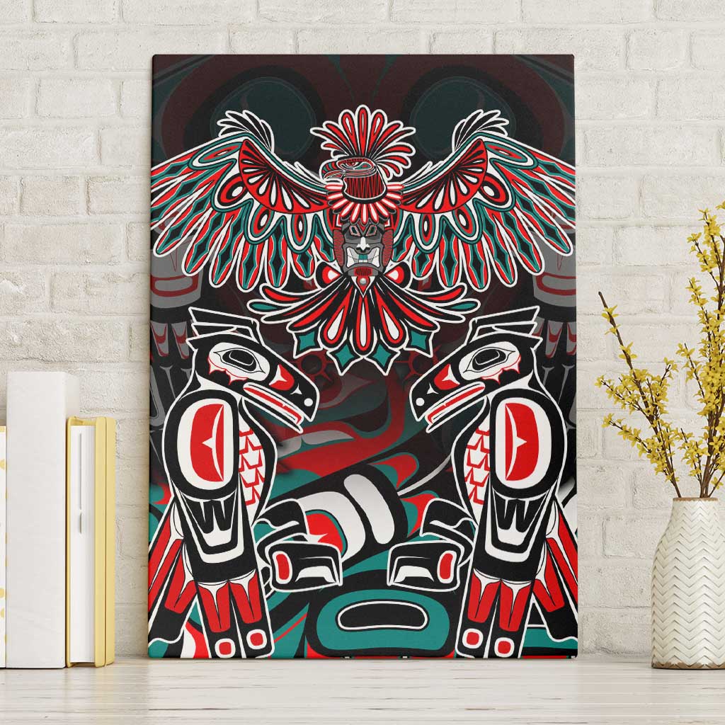 Eagle of Haida Gwaii Canada Canvas Wall Art Indigenous Art Thunderbird