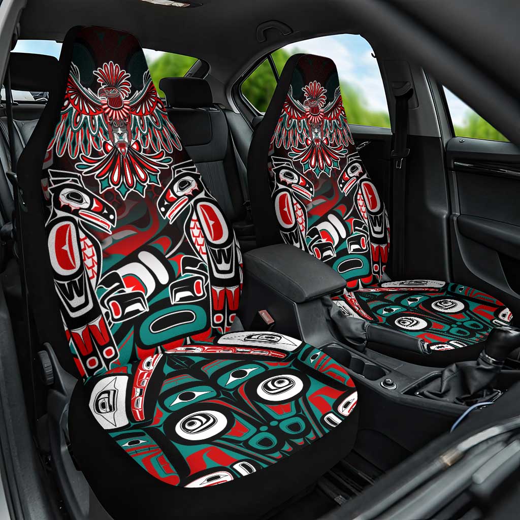 Eagle of Haida Gwaii Canada Car Seat Cover Indigenous Art Thunderbird