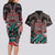 Eagle of Haida Gwaii Canada Couples Matching Long Sleeve Bodycon Dress and Hawaiian Shirt Indigenous Art Thunderbird