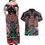 Eagle of Haida Gwaii Canada Couples Matching Off Shoulder Maxi Dress and Hawaiian Shirt Indigenous Art Thunderbird