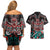 Eagle of Haida Gwaii Canada Couples Matching Off Shoulder Short Dress and Hawaiian Shirt Indigenous Art Thunderbird