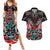 Eagle of Haida Gwaii Canada Couples Matching Summer Maxi Dress and Hawaiian Shirt Indigenous Art Thunderbird