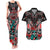 Eagle of Haida Gwaii Canada Couples Matching Tank Maxi Dress and Hawaiian Shirt Indigenous Art Thunderbird