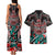 Eagle of Haida Gwaii Canada Couples Matching Tank Maxi Dress and Hawaiian Shirt Indigenous Art Thunderbird