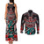 Eagle of Haida Gwaii Canada Couples Matching Tank Maxi Dress and Long Sleeve Button Shirt Indigenous Art Thunderbird